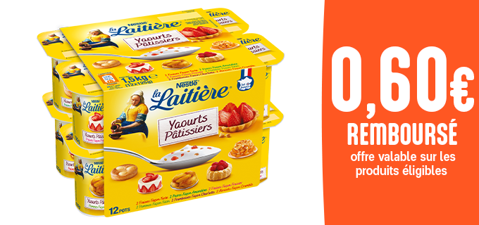 Promotion Redécouvrez vos pâtisseries préférées dans un yaourt onctueux et gourmand