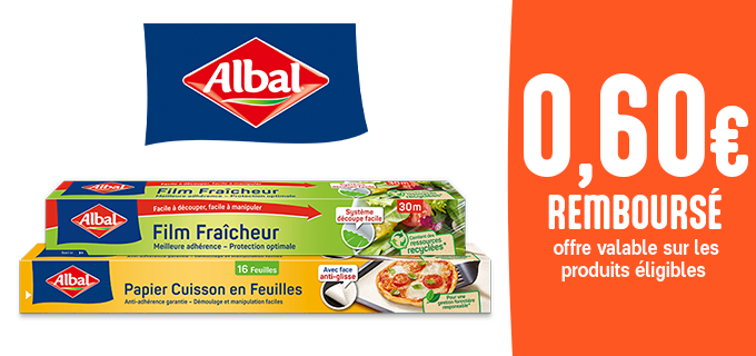 Promotion Emballages alimentaires Albal®
