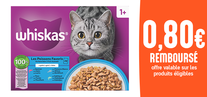 Promotion WHISKAS® POCHONS