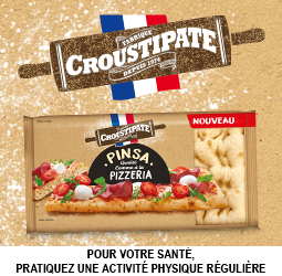 Promotion Découvrez la Pinsa Croustipate !