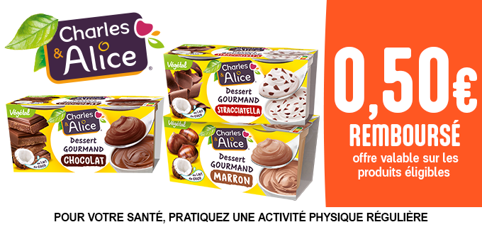 Promotion Charles & Alice Végétal