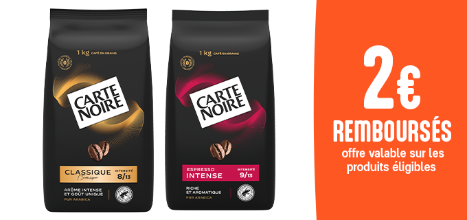Promotion Réduction GRAINS Carte Noire