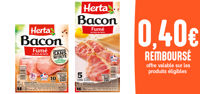 Promotion Offre Bacon Herta