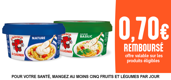 Promotion La Vache qui Rit à Cuisiner