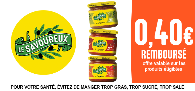 Promotion Tartinables de thon Le Savoureux