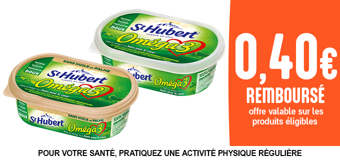 Promotion St Hubert Oméga 3®