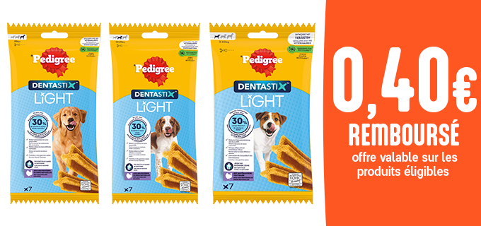 Promotion PEDIGREE DENTASTIX LIGHT
