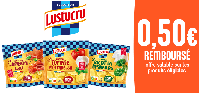 Promotion Lustucru vous régale !