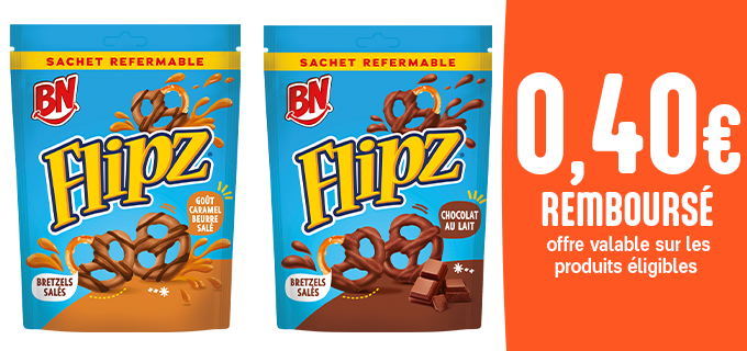 Promotion Nouveaux Flipz BN