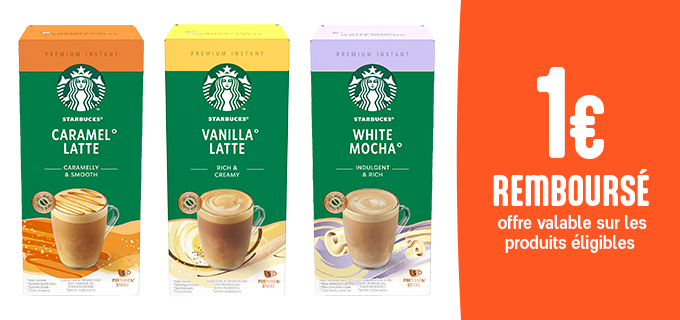 Promotion Les Lattes STARBUCKS®