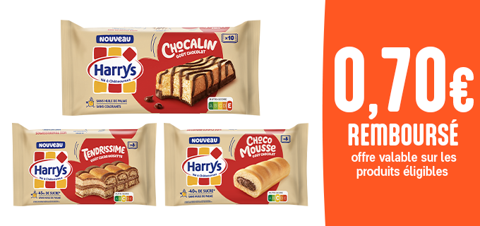 Promotion Gateaux Moelleux Harrys
