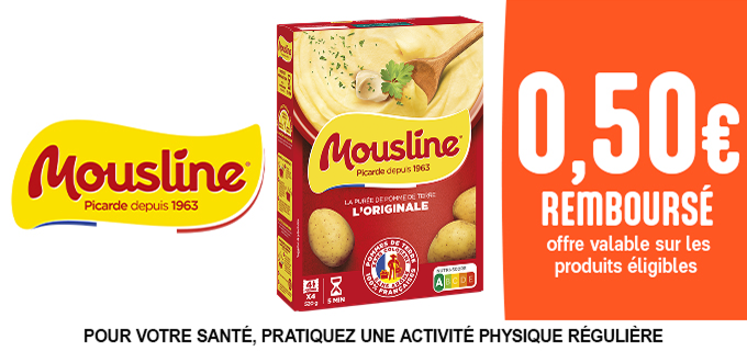 Promotion Purée Mousline
