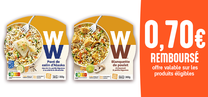 Promotion Plats cuisinés WW
