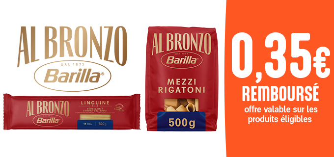 Promotion Barilla Al Bronzo
