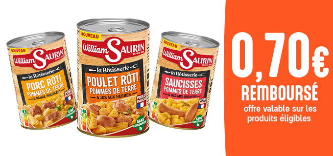 Promotion Rôtisserie William Saurin
