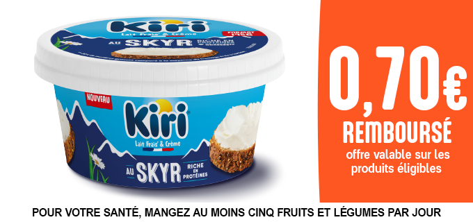 Promotion Découvrez Kiri au Skyr !