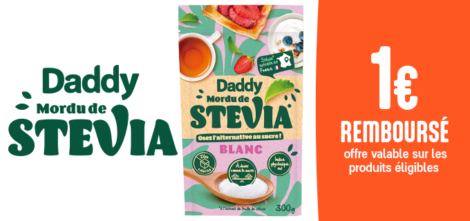 Promotion Mordu de Stévia