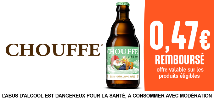 Promotion Découvrez Chouffe Lite 4,0% !