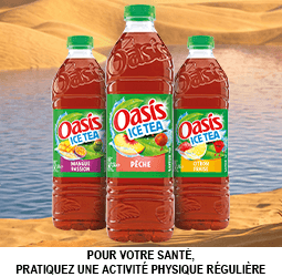 Promotion REDUCTION OASIS ICE TEA