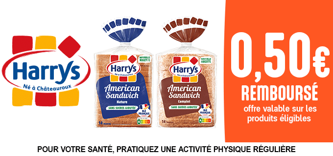 Promotion American Sandwich Harrys