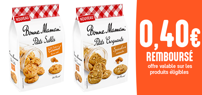 Promotion Biscuits Bonne Maman