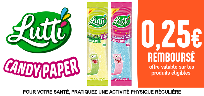 Promotion Lutti Candy Paper
