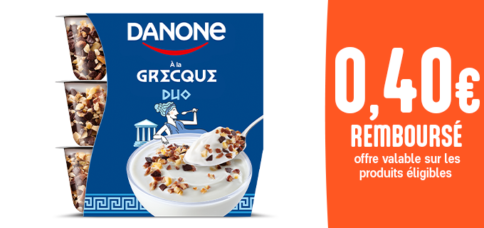 Promotion Danone à la grecque Duo
