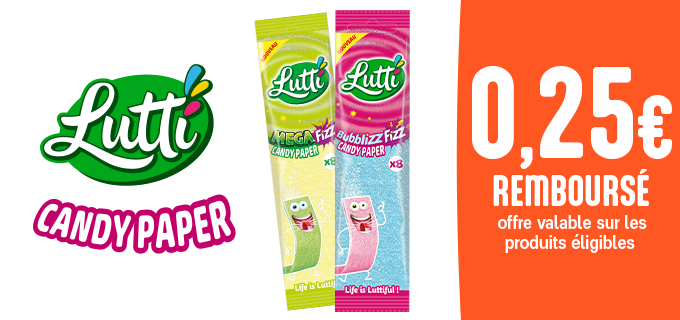 Promotion Lutti Candy Paper
