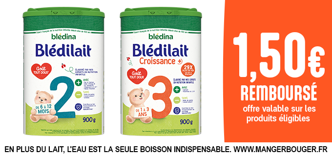 Promotion Blédilait de 6 à 36 mois