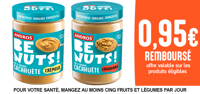 Promotion Andros Be Nuts !