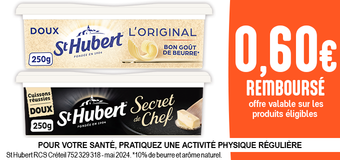 Promotion St Hubert nouveaux