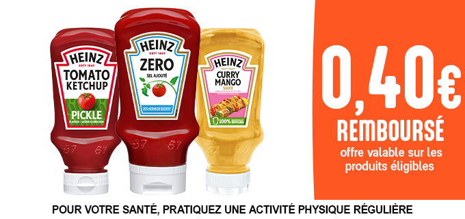 Promotion Sauces froides Heinz
