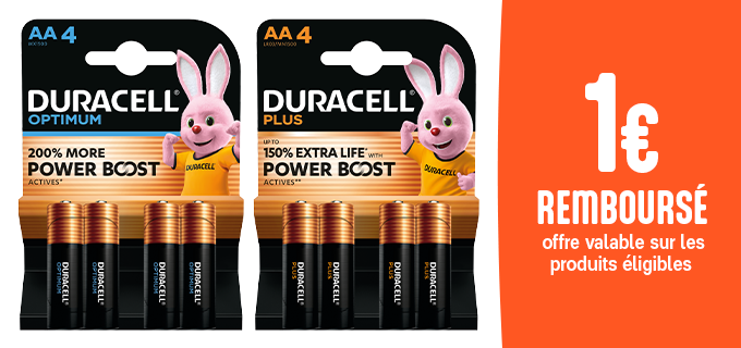 Promotion Piles Duracell
