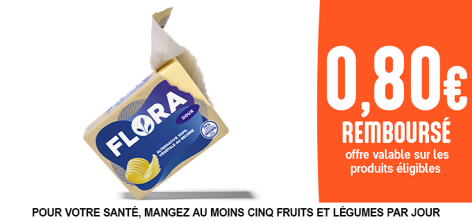 Promotion Flora - Alternative végétale au beurre