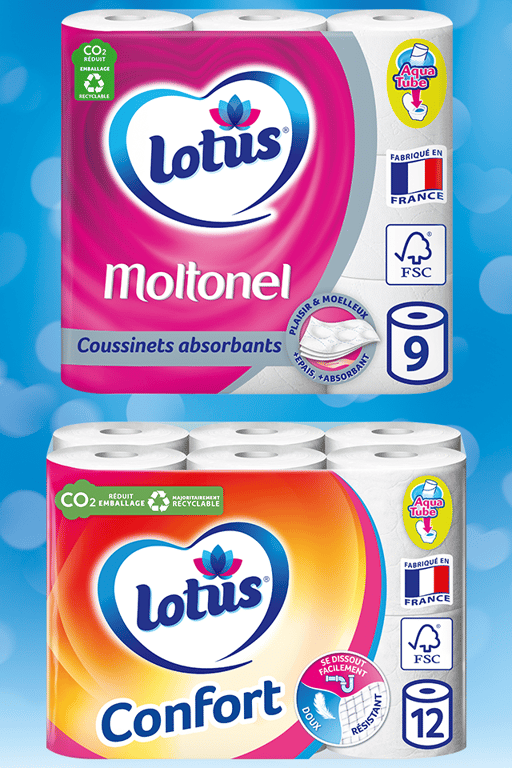 Promotion Lotus Lotus Papier toilette